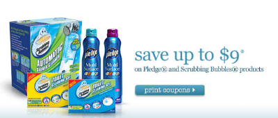 $9 off Scrubbing Bubbles and Pledge Products Printable Coupons ...