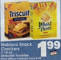 Jewel Deal: Nabisco Crackers .66 Cents Each - Hunt4Freebies