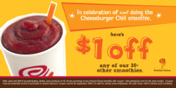 Jamba Juice: $1 off ANY Smoothie Printable Coupon - Hunt4Freebies