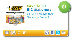 $1/2 Bic Pen Printable Coupon - Hunt4Freebies