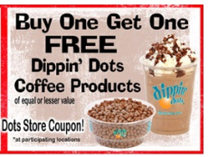 Dippin’ Dots BOGO FREE Printable Coupon - Hunt4Freebies