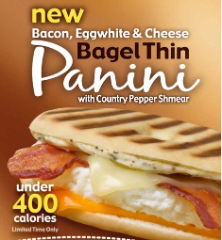 Einstein Bros: BOGO FREE Bagel Thin Panini Printable Coupon - Hunt4Freebies