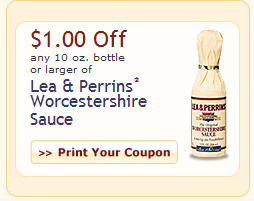 $1 off Lea &amp; Perrins Worcestershire Sauce Printable Coupon - Hunt4Freebies