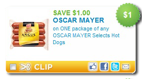 $1 off Oscar Mayer Hot Dogs Printable Coupon - Hunt4Freebies