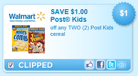 $1/2 Post Kids Cereals Printable Coupon - Hunt4Freebies