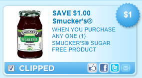 $1 off ANY Smuckers Sugar Free Product Printable Coupon - Hunt4Freebies