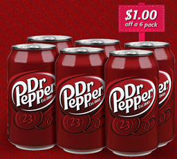 $1 off Dr Pepper 6-Pack Printable Coupon - Hunt4Freebies