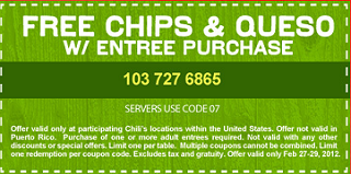 Chili's: FREE Chips and Queso with Entree Purchase Coupon - Hunt4Freebies