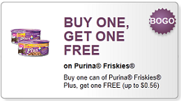 BOGO FREE Purina Friskies Cans Printable Coupon - Hunt4Freebies