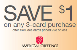 $1/3 American Greeting Card Purchase Coupon - Hunt4Freebies