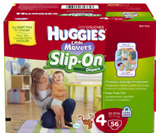 $3 off Huggies Little Movers Slip On Diapers Coupon - Hunt4Freebies