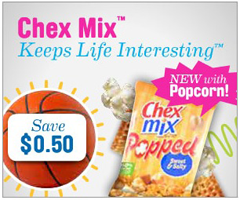 $0.50 off Chex Mix or Chex Mix Popped Coupon - Hunt4Freebies