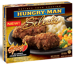 $1 off 2 Hungry Man Spicy Classic Fried Chicken or Pulled Pork Coupon ...