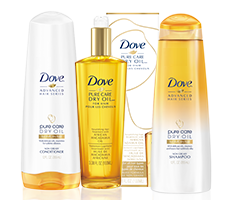 Dove Pure Care Dry Oil Hair
