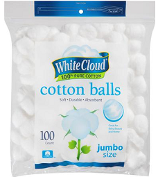 White Cloud Cotton Balls