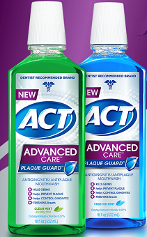 $1 off ACT Advanced Care Mouthwash Coupon - Hunt4Freebies