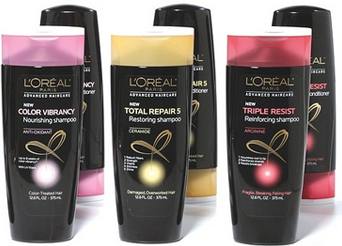 1 00 Off Loreal Advanced Haircare Shampoo Or Conditioner Coupon