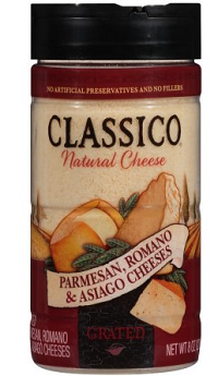 $0.50 off Classico Grated Parmesan Cheese Coupon - Hunt4Freebies