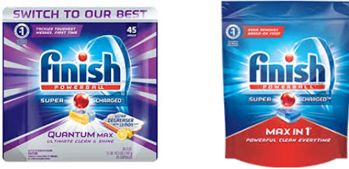 $1 off FINISH MAX IN 1 OR FINISH QUANTUM MAX Dishwasher Detergent ...