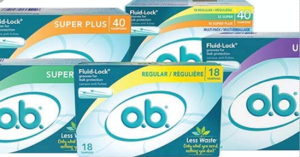 $2.00 off ANY o.b. Tampons Product Coupon - Hunt4Freebies