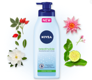 $3.00 off NIVEA Breathable Body Lotion Product Coupon - Hunt4Freebies