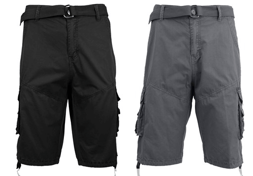 Men's Belted Tactical Cargo Utility Shorts 2PK ONLY $29.99 (Reg. $136. ...