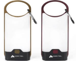 Ozark Trail Lanterna A Batteria 160 Lumen LED – Alluminio Confezione Da 2 Per Campeggio