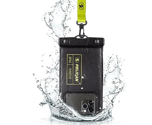 Pelican Marine Waterproof Polyurethane Phone Case w/ Lanyard ONLY $8