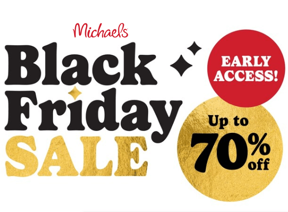 Michaels Black Friday is LIVE - Save 70% Off Crafts, Décor &amp; Frames ...