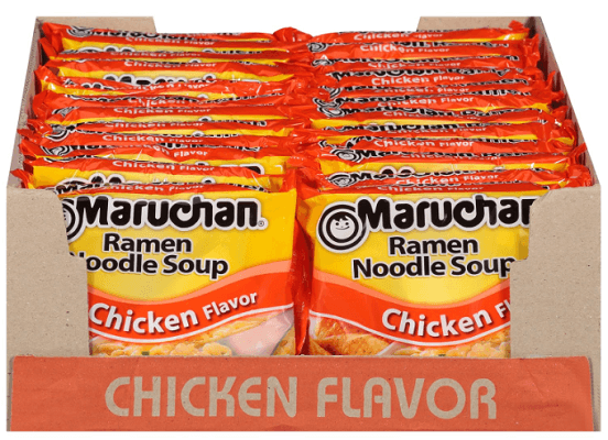 24-Pack Maruchan Ramen Noodle Soup (Chicken) ONLY $6.56 - Hunt4Freebies